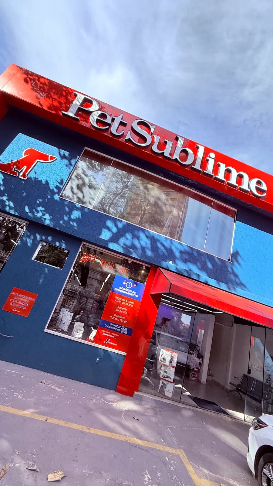 Fachada da Pet Sublime